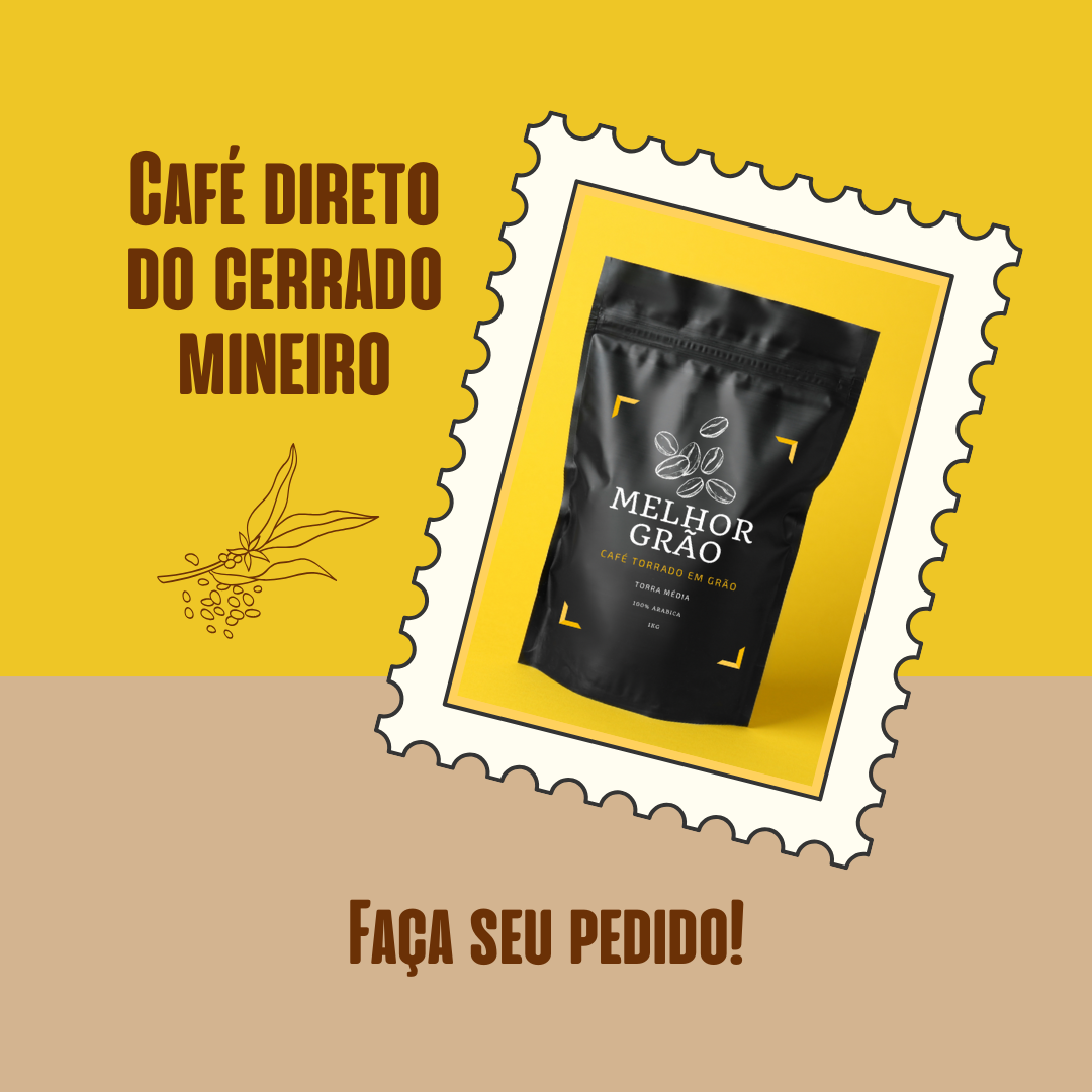 CERRADO MINEIRO CLÁSSICO| Em grãos ou Moído| 250g 500g 1kg| 100% Arábica, Torra Média/Forte