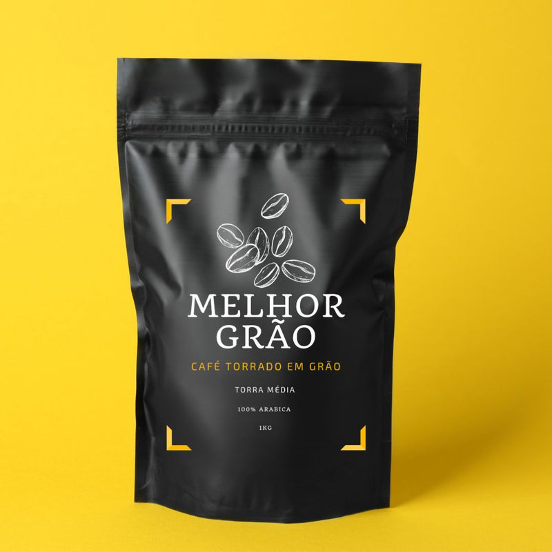 1kg de CAFÉ MELHOR GRÃO - Café Clássico em Grãos, 100% Arabica, Torra Média